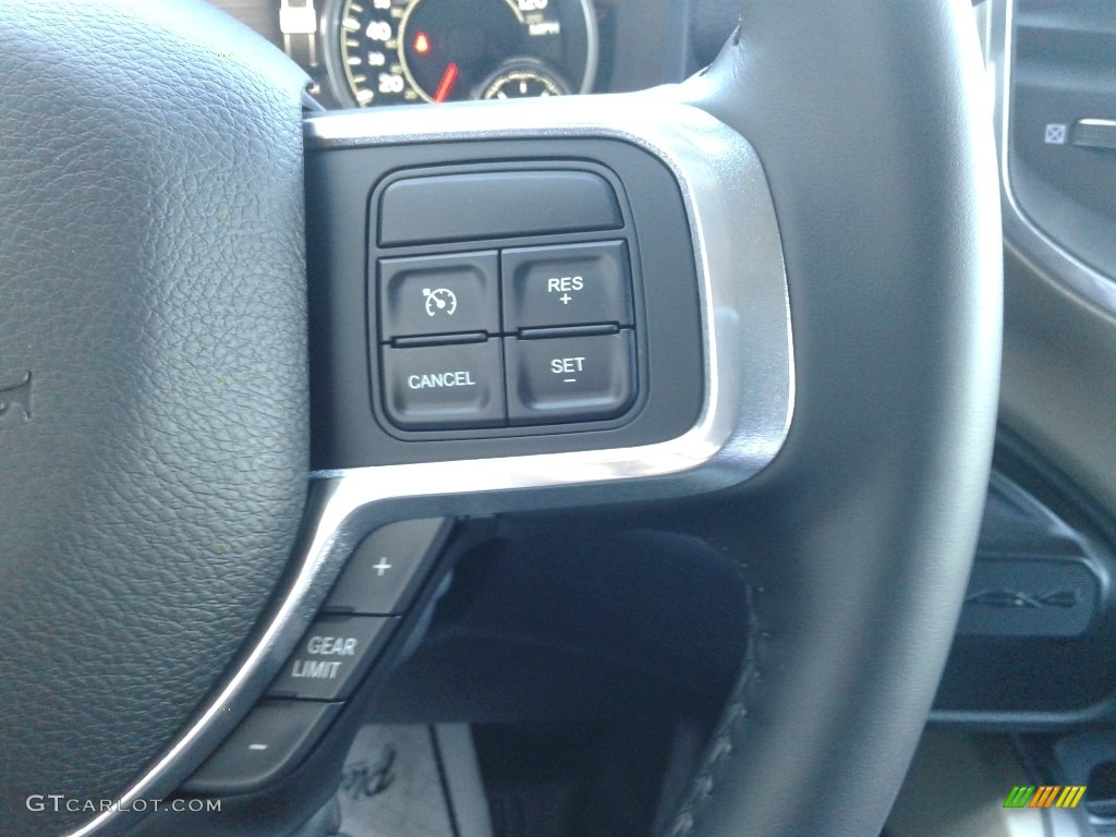 2021 Ram 4500 Laramie Crew Cab 4x4 Chassis Diesel Gray/Black Steering Wheel Photo #140579094