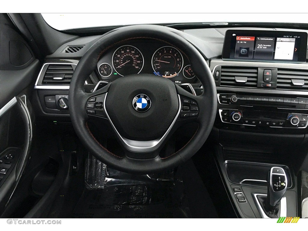 2018 3 Series 330i Sedan - Black Sapphire Metallic / Black photo #4