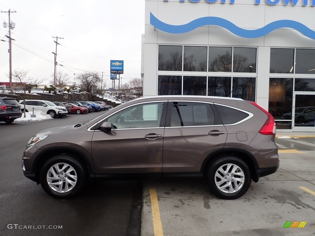 Kona Coffee Metallic 2016 Honda CR-V EX-L AWD Exterior Photo #140579544