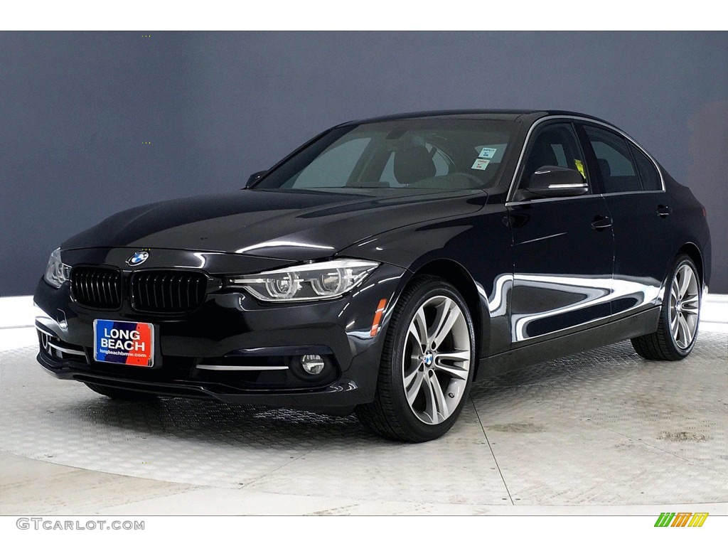2018 3 Series 330i Sedan - Black Sapphire Metallic / Black photo #12