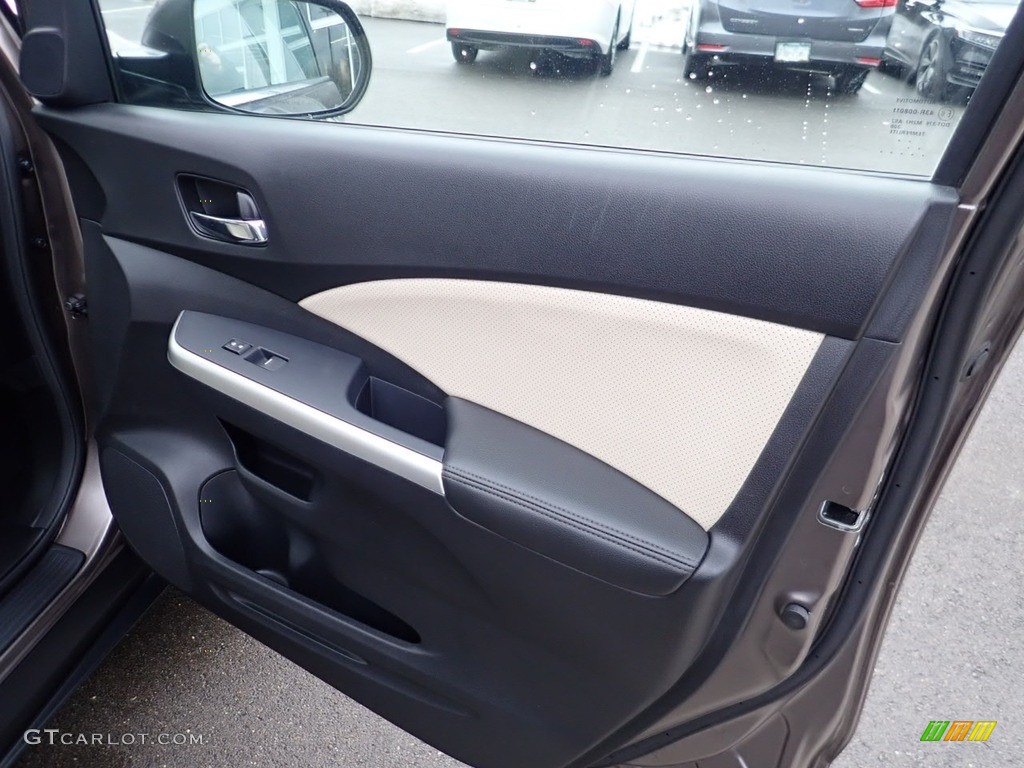 2016 Honda CR-V EX-L AWD Beige Door Panel Photo #140579801