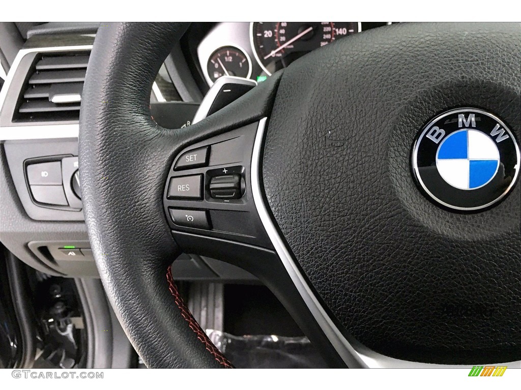 2018 3 Series 330i Sedan - Black Sapphire Metallic / Black photo #18