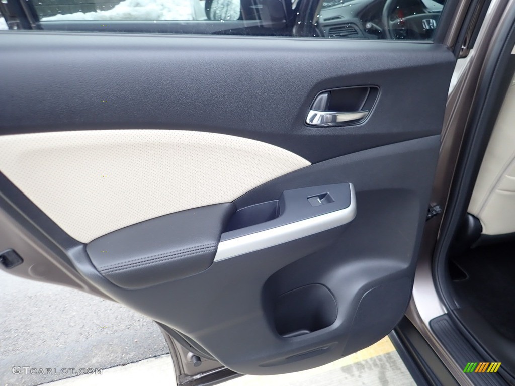 2016 Honda CR-V EX-L AWD Beige Door Panel Photo #140579907