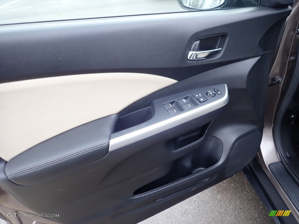 2016 Honda CR-V EX-L AWD Beige Door Panel Photo #140579928