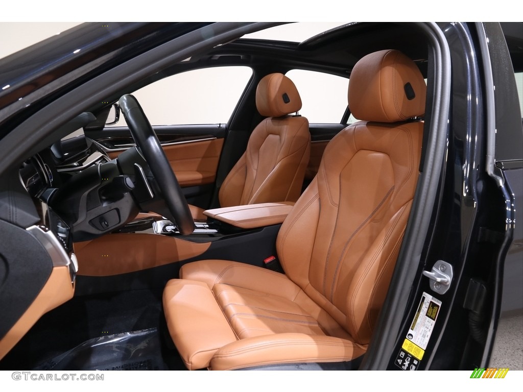 2018 5 Series 540i xDrive Sedan - Carbon Black Metallic / Cognac photo #5