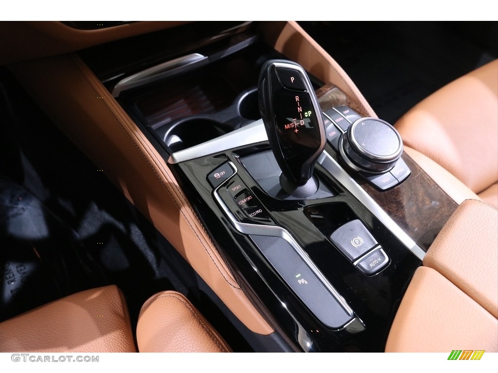 2018 5 Series 540i xDrive Sedan - Carbon Black Metallic / Cognac photo #17