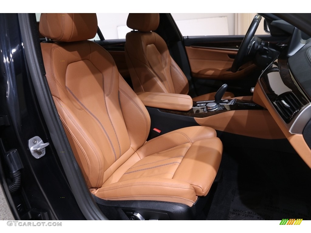 2018 5 Series 540i xDrive Sedan - Carbon Black Metallic / Cognac photo #20