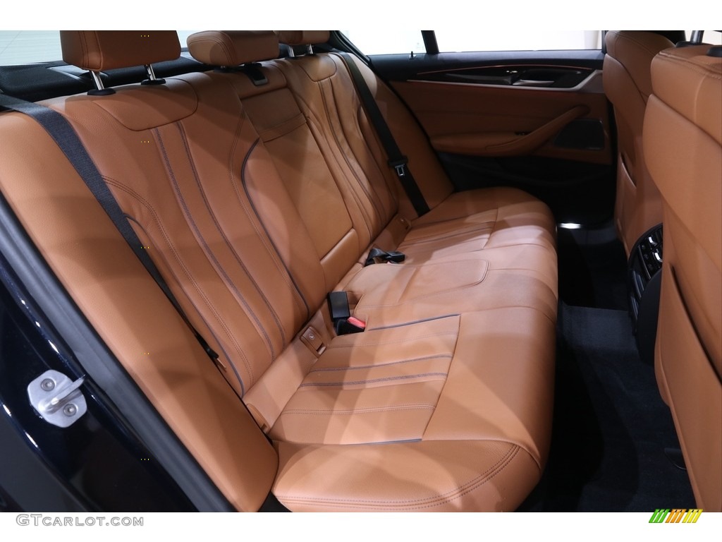 2018 5 Series 540i xDrive Sedan - Carbon Black Metallic / Cognac photo #21