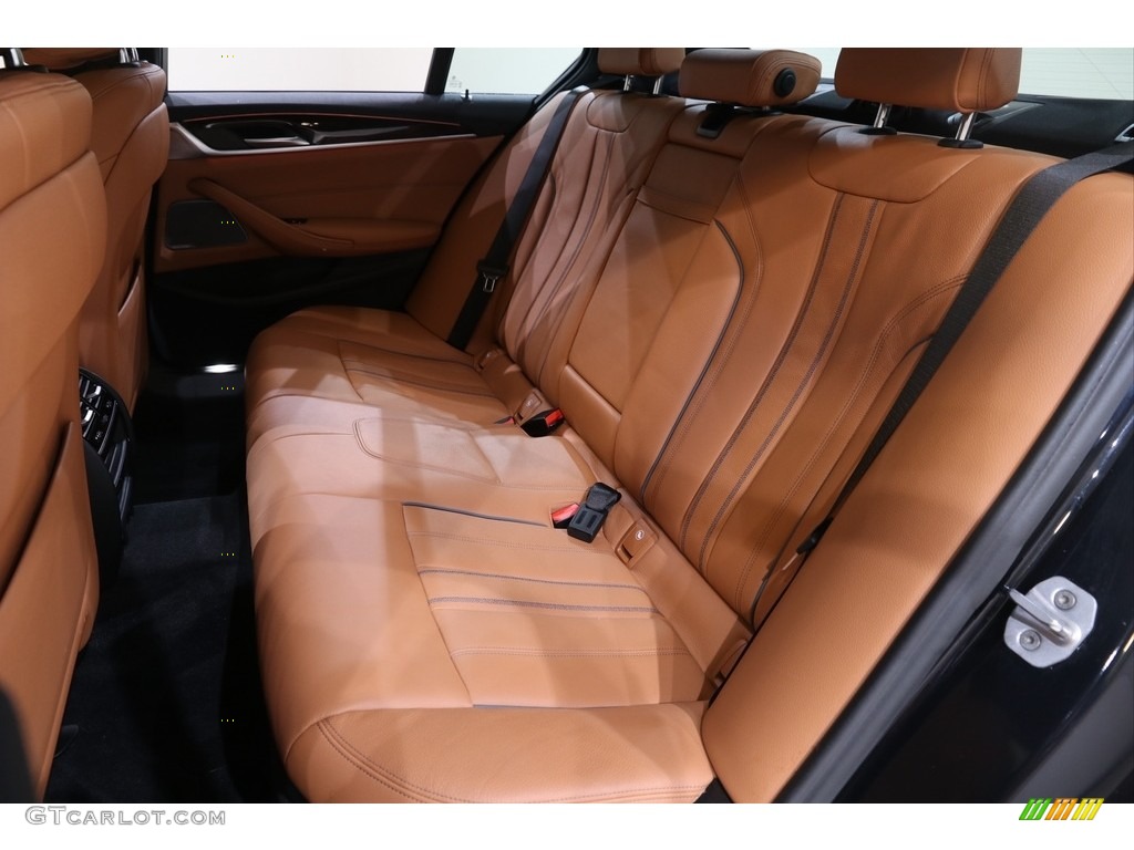 2018 5 Series 540i xDrive Sedan - Carbon Black Metallic / Cognac photo #22