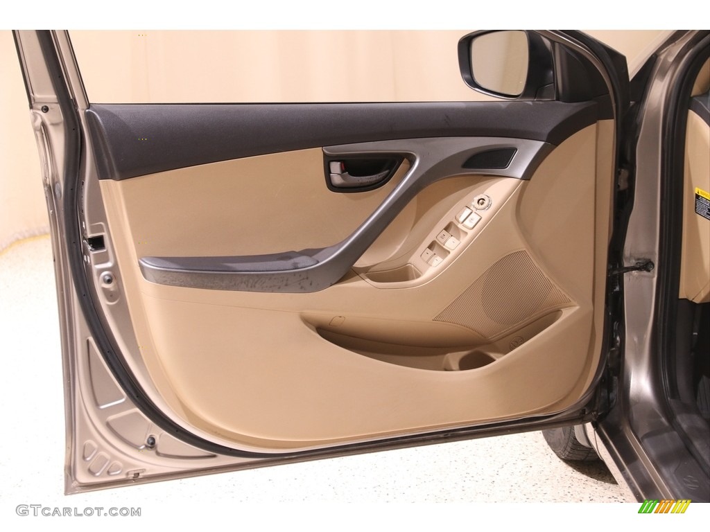2011 Elantra GLS - Desert Bronze / Beige photo #4
