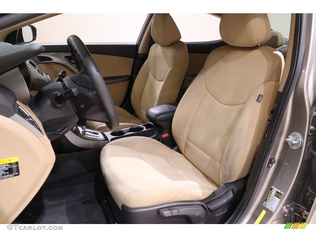 2011 Elantra GLS - Desert Bronze / Beige photo #5