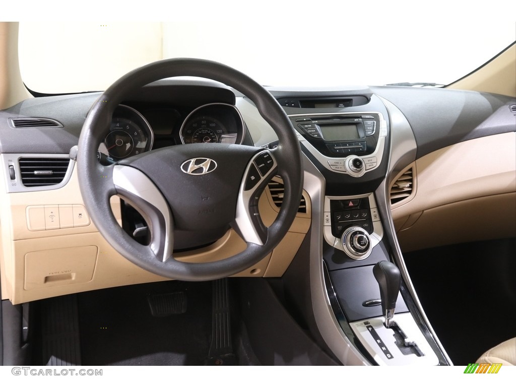 2011 Elantra GLS - Desert Bronze / Beige photo #6