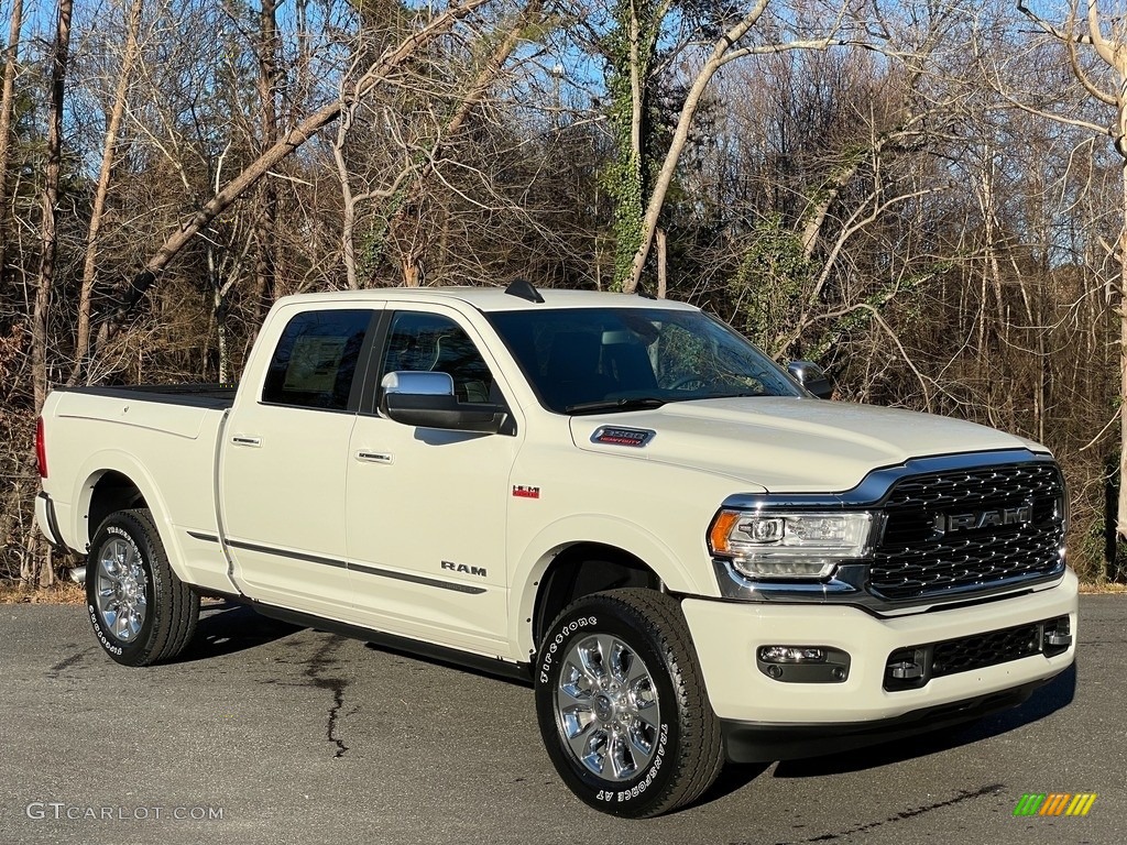 2020 3500 Limited Crew Cab 4x4 - Pearl White / Black photo #5