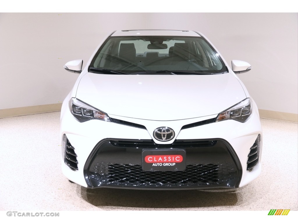 2018 Corolla XSE - Blizzard White Pearl / Black photo #2