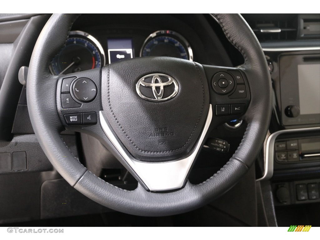 2018 Corolla XSE - Blizzard White Pearl / Black photo #7