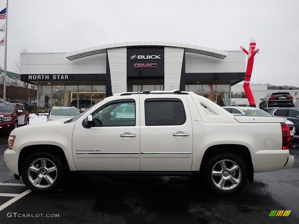 2012 Avalanche LTZ 4x4 - White Diamond Tricoat / Dark Cashmere/Light Cashmere photo #12