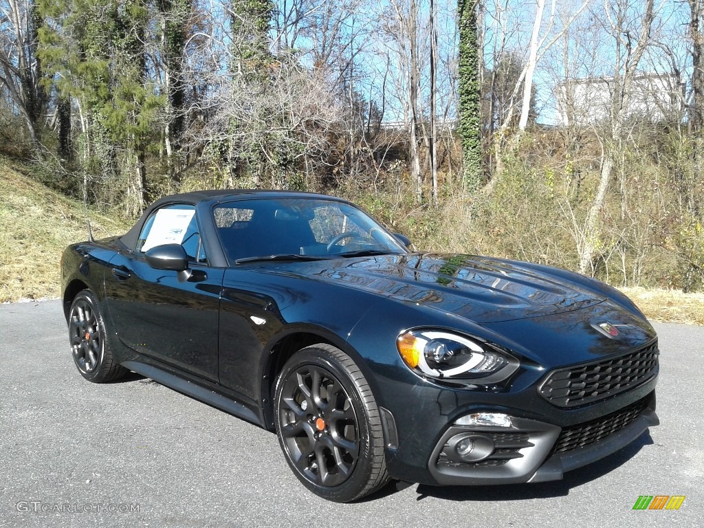 Forte Black Metallic 2020 Fiat 124 Spider Abarth Roadster Exterior Photo #140582502