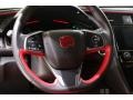 Type R Red/Black Suede Effect Steering Wheel Photo for 2018 Honda Civic #140582769