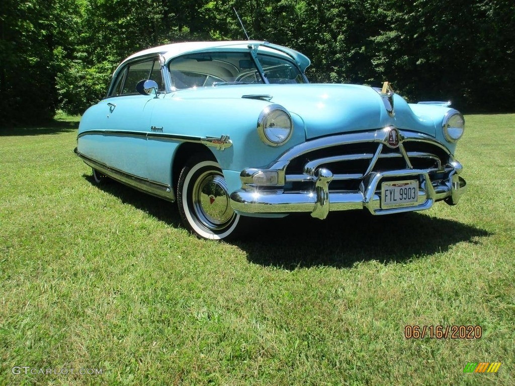 1952 Hornet Hollywood - Sky Blue / Beige/White photo #6