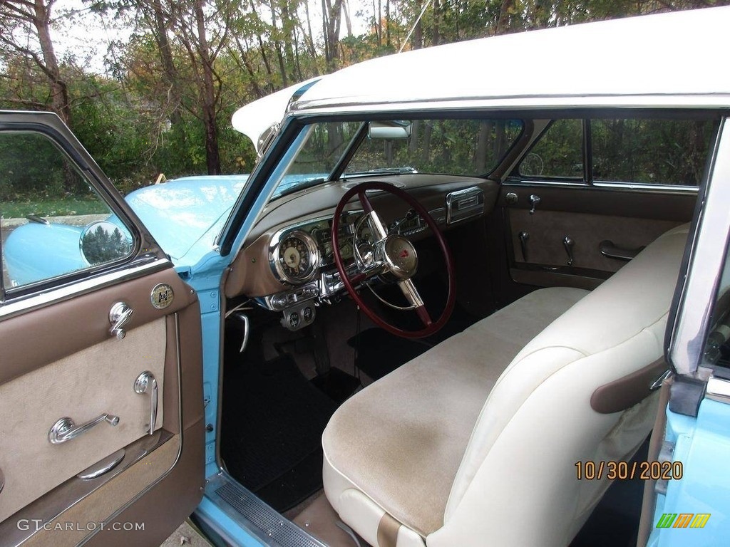 1952 Hornet Hollywood - Sky Blue / Beige/White photo #13