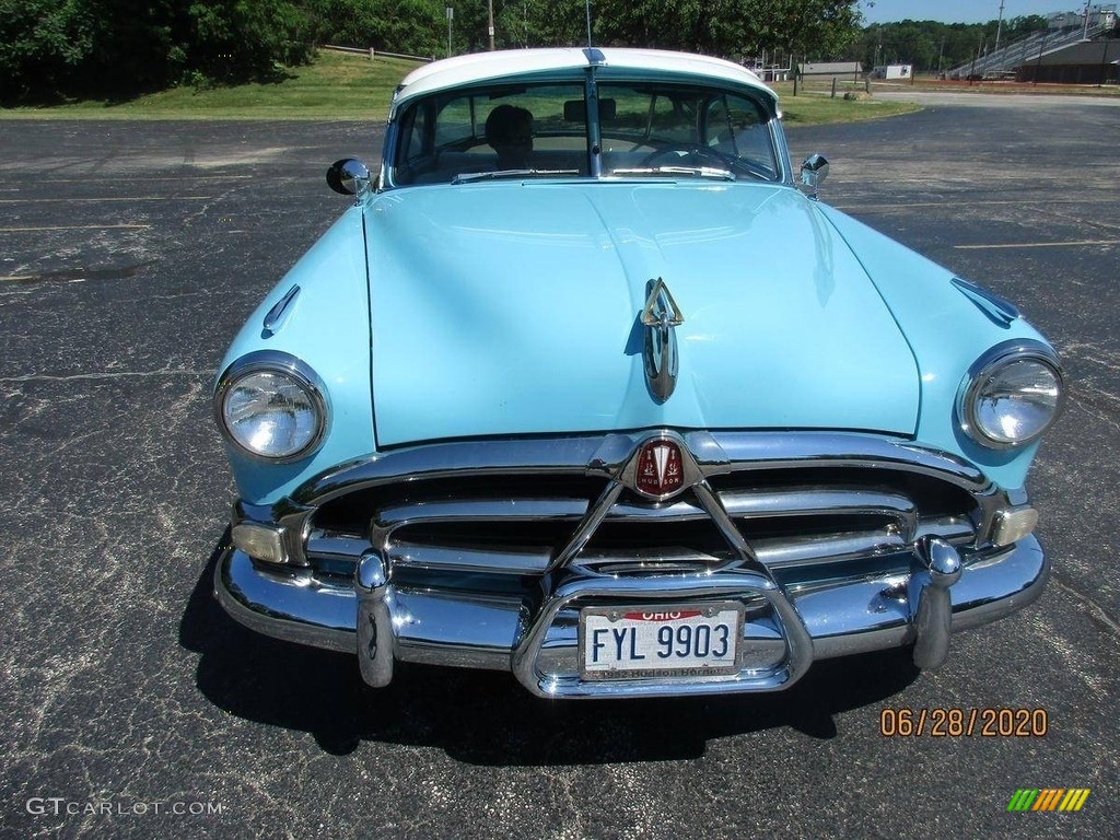 1952 Hornet Hollywood - Sky Blue / Beige/White photo #15