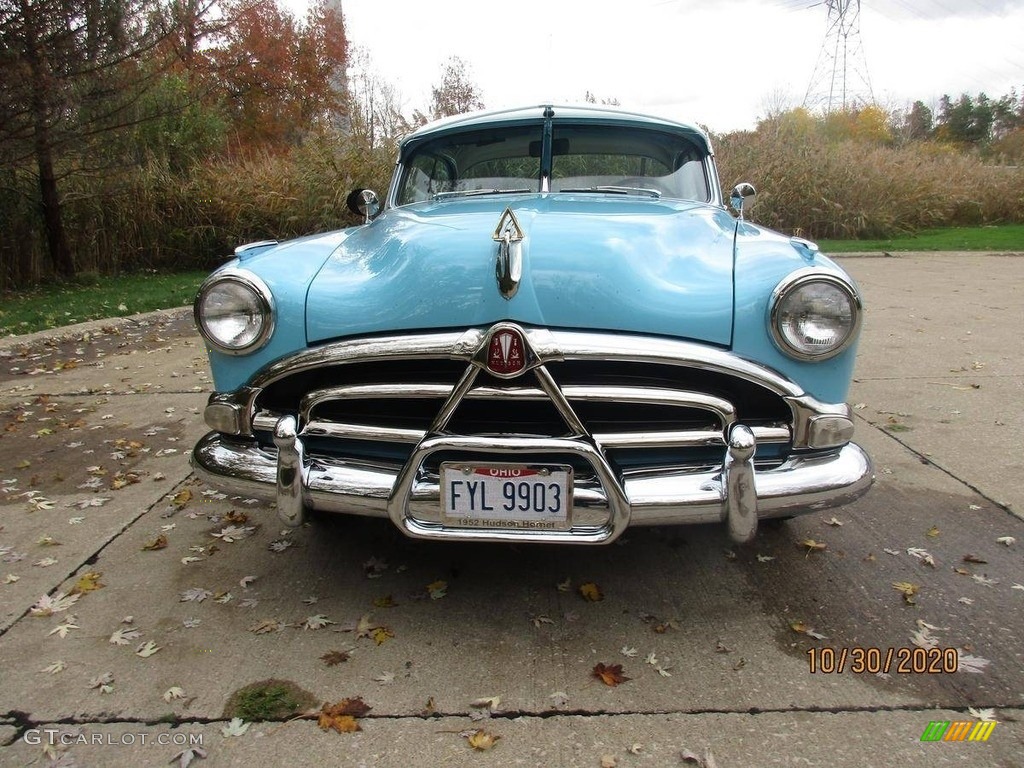 1952 Hornet Hollywood - Sky Blue / Beige/White photo #16