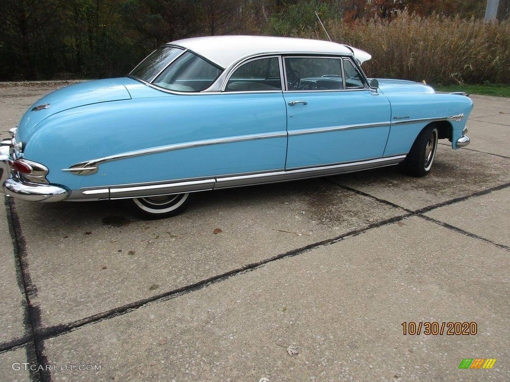 1952 Hornet Hollywood - Sky Blue / Beige/White photo #17