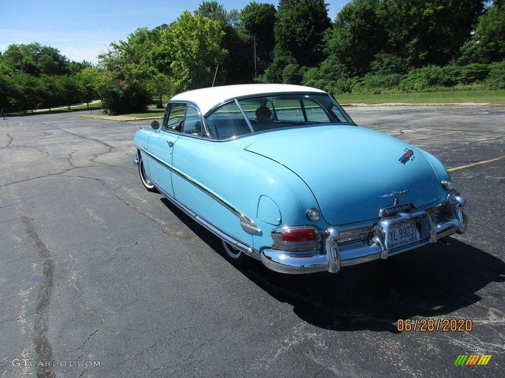 1952 Hornet Hollywood - Sky Blue / Beige/White photo #19