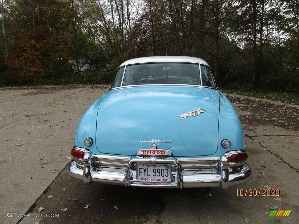 1952 Hornet Hollywood - Sky Blue / Beige/White photo #20