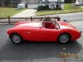 Red 1954 Austin-Healey 100 Convertible Exterior
