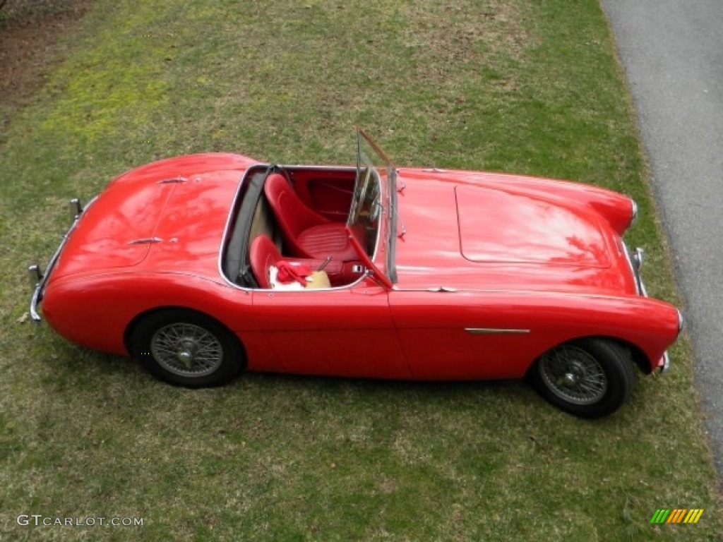 Red 1954 Austin-Healey 100 Convertible Exterior Photo #140583901