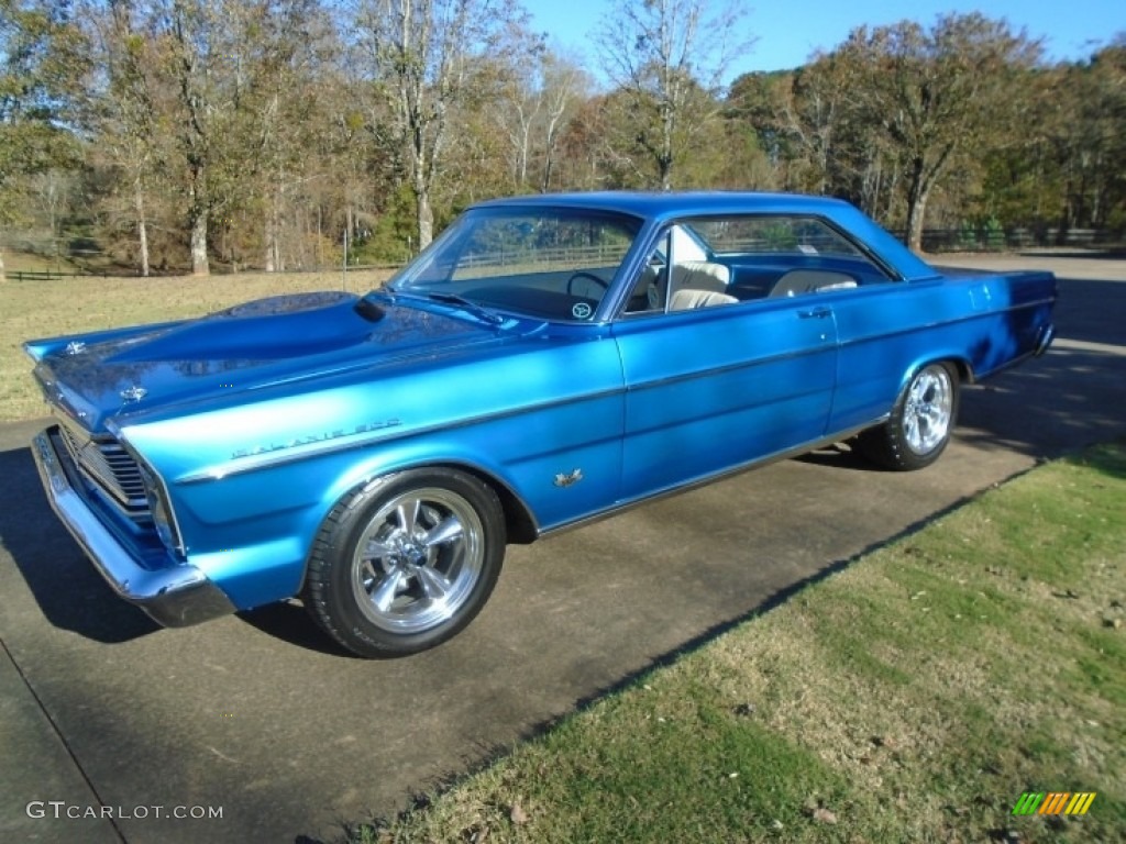 Metallic Blue 1965 Ford Galaxie 500 Fastback Exterior Photo #140584104