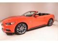 2015 Competition Orange Ford Mustang GT Premium Convertible  photo #4