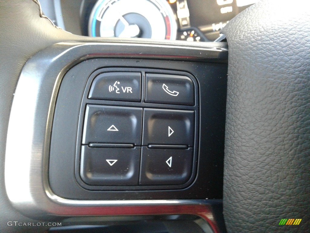 2020 Ram 3500 Limited Crew Cab 4x4 Black Steering Wheel Photo #140586684