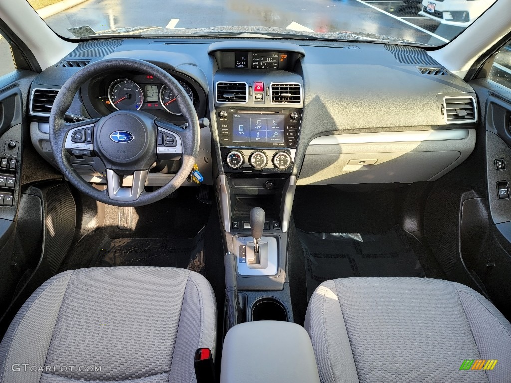 2018 Forester 2.5i Premium - Dark Gray Metallic / Platinum photo #6