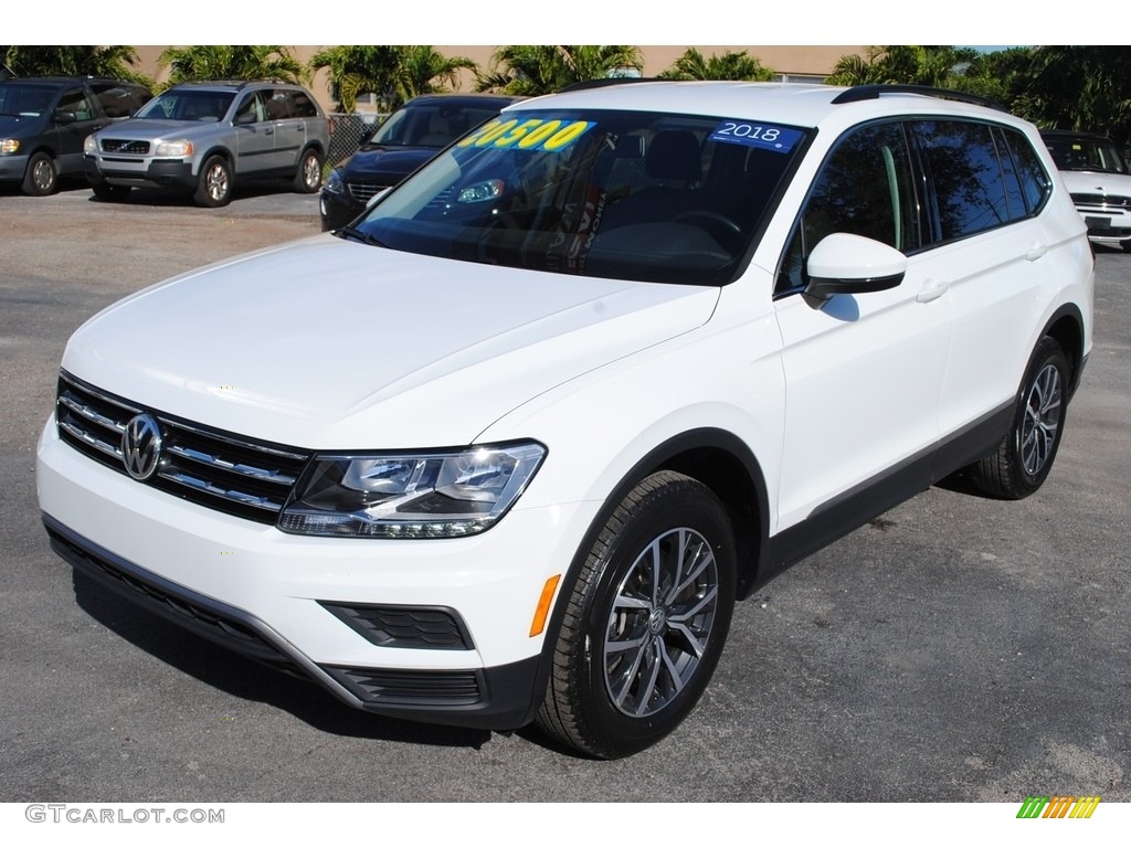 Pure White 2018 Volkswagen Tiguan SE Exterior Photo #140587722