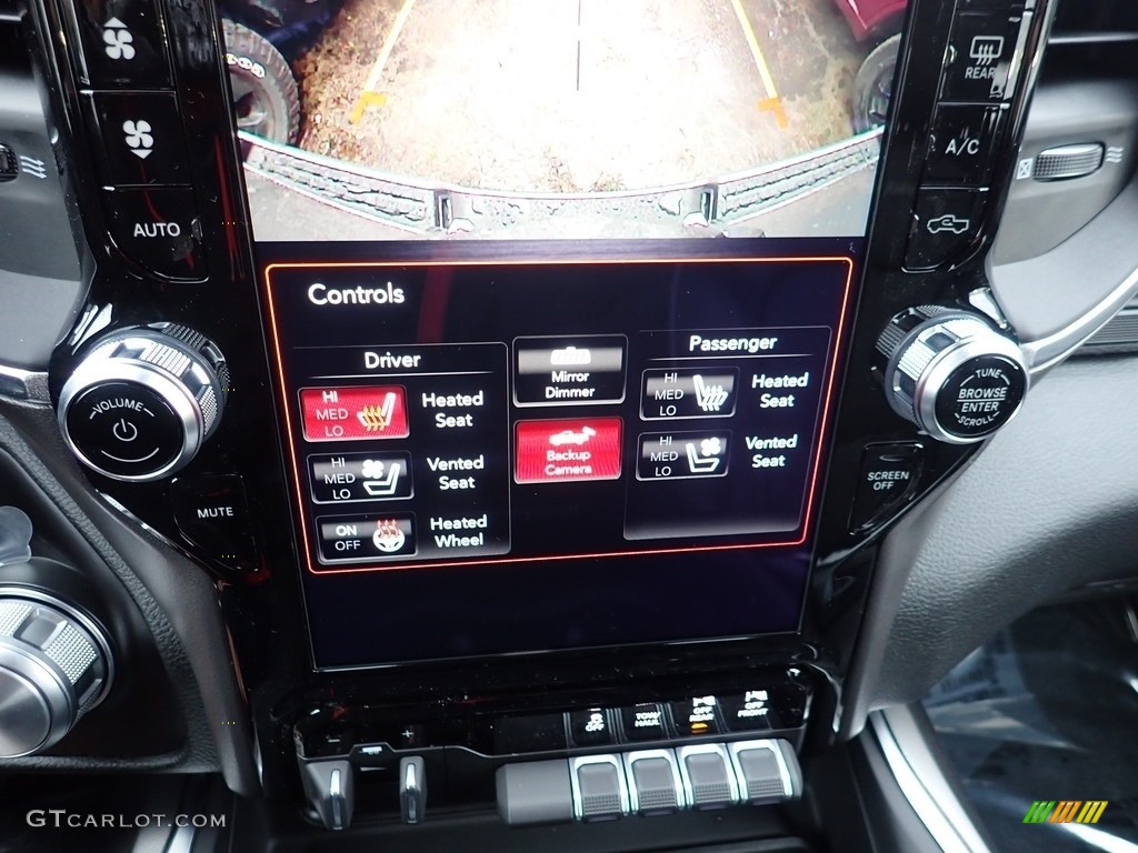 2021 Ram 1500 Laramie Crew Cab 4x4 Controls Photo #140588160