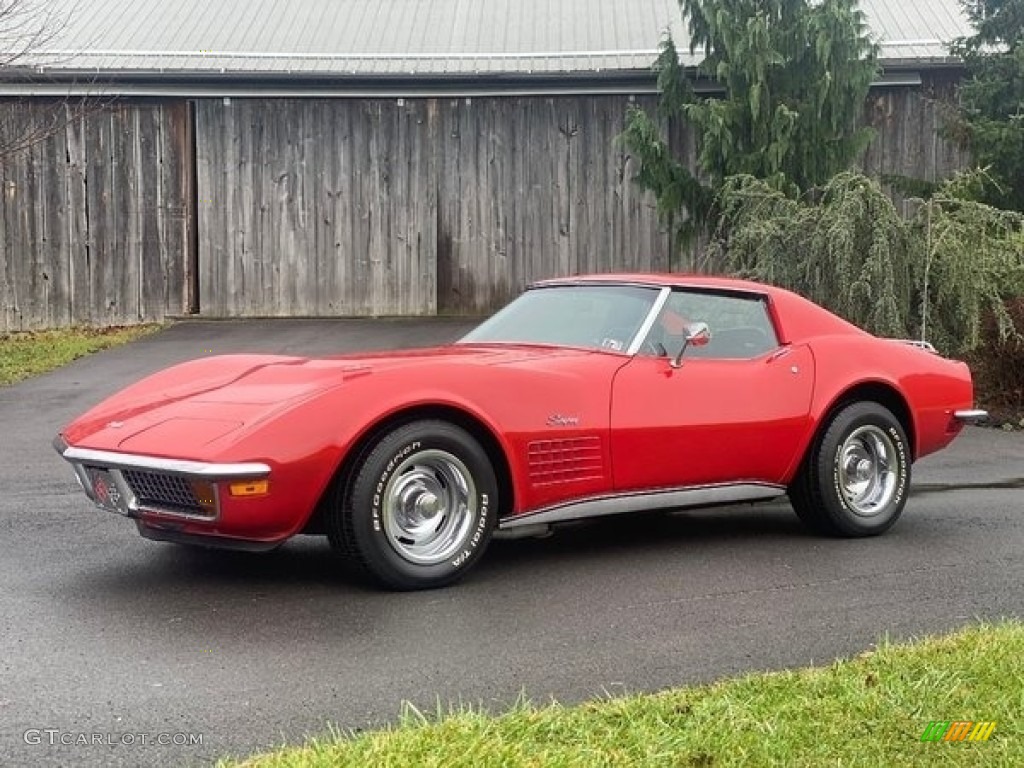 1972 Corvette Stingray Coupe - Red / Black photo #1