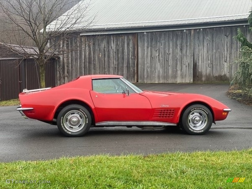 1972 Corvette Stingray Coupe - Red / Black photo #7