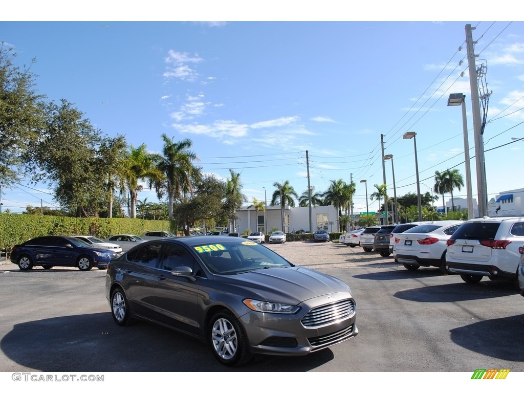 2014 Fusion SE - Sterling Gray / Charcoal Black photo #1