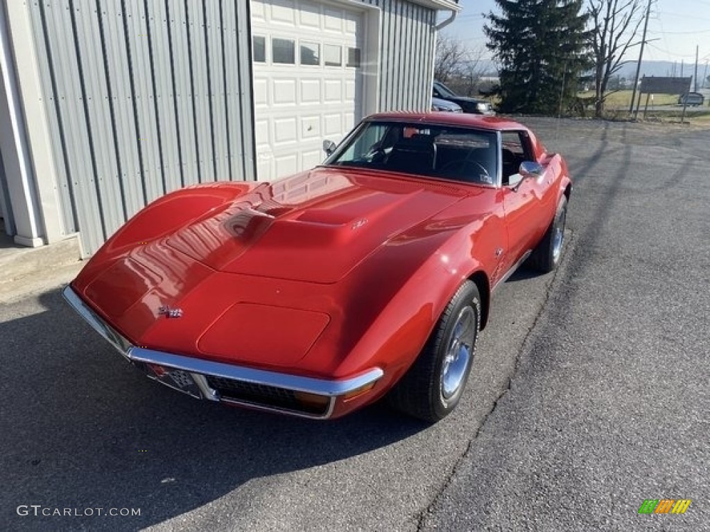 1972 Corvette Stingray Coupe - Red / Black photo #11