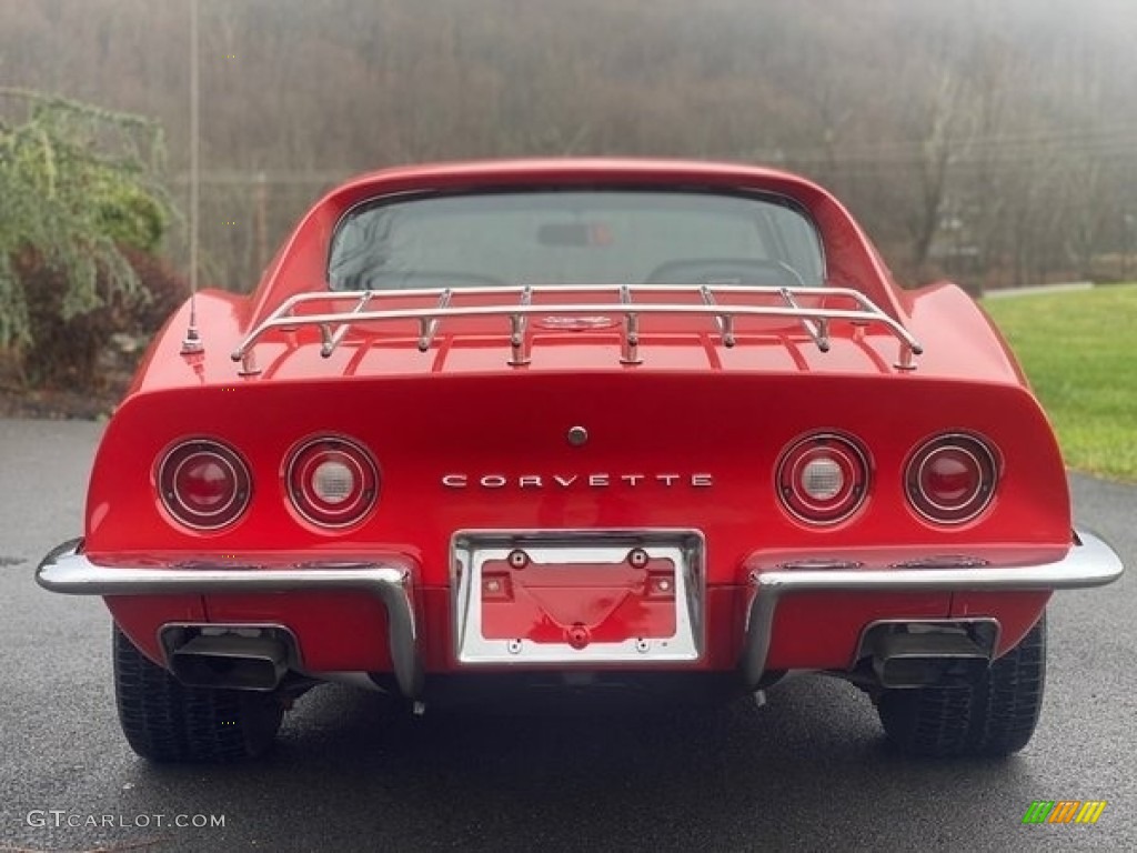 1972 Corvette Stingray Coupe - Red / Black photo #14