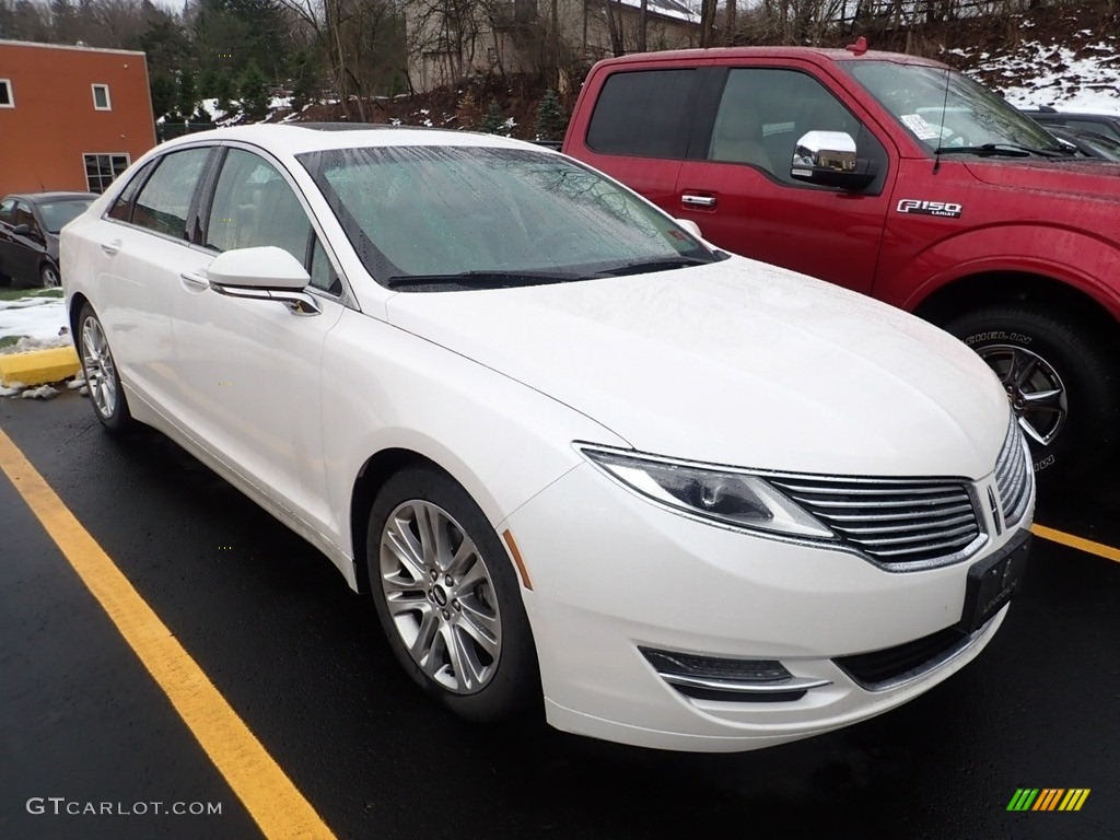 White Platinum 2016 Lincoln MKZ 3.7 AWD Exterior Photo #140590905