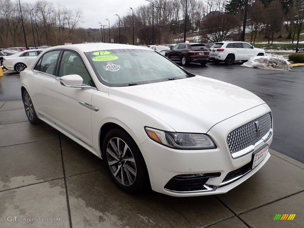 White Platinum 2017 Lincoln Continental Premier AWD Exterior Photo #140591115