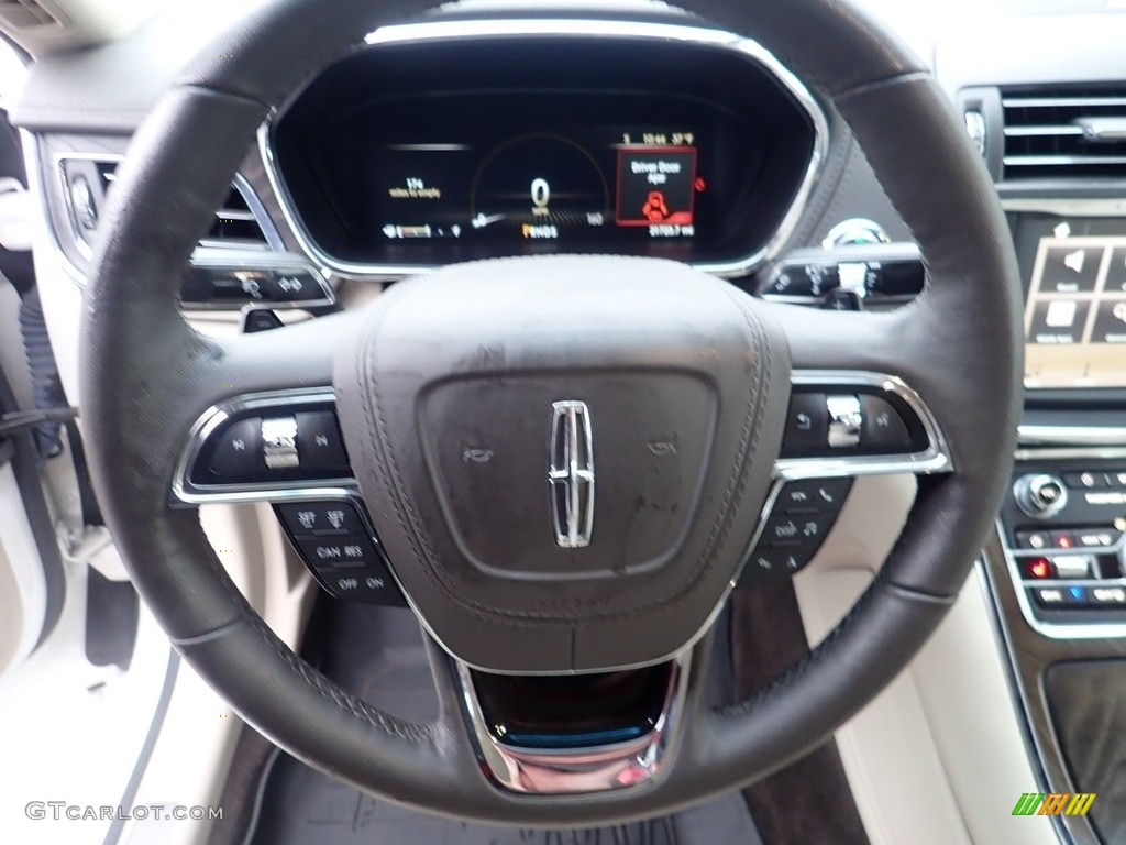 2017 Lincoln Continental Premier AWD Cappuccino Steering Wheel Photo #140591301