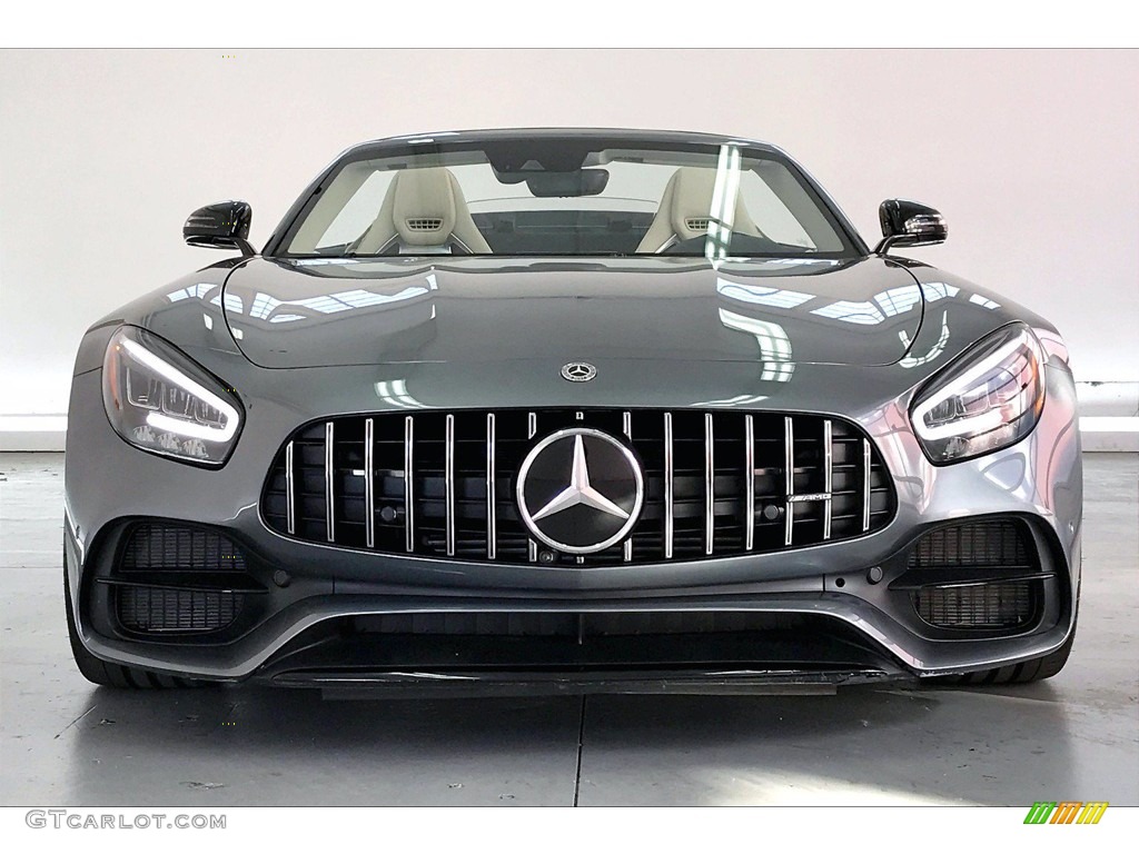 2020 AMG GT C Roadster - Selenite Grey Metallic / Macchiato Beige/Black photo #2