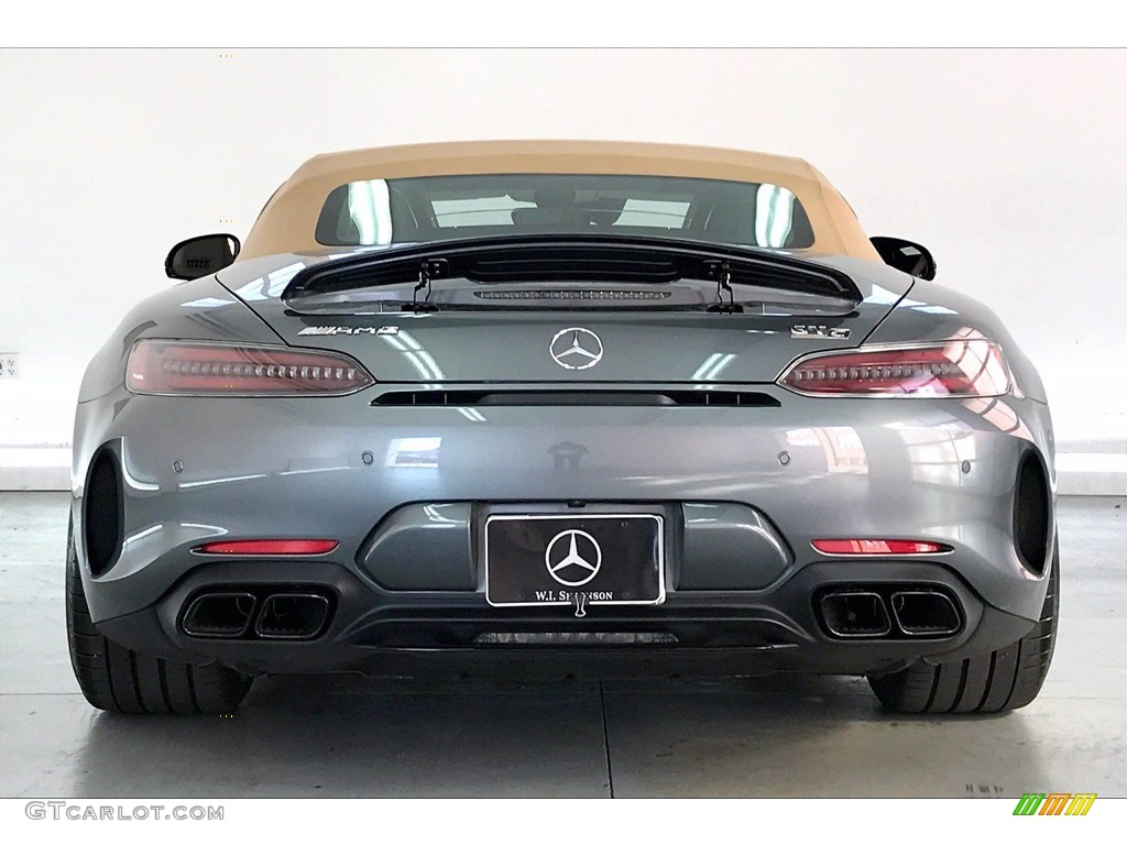 2020 AMG GT C Roadster - Selenite Grey Metallic / Macchiato Beige/Black photo #3