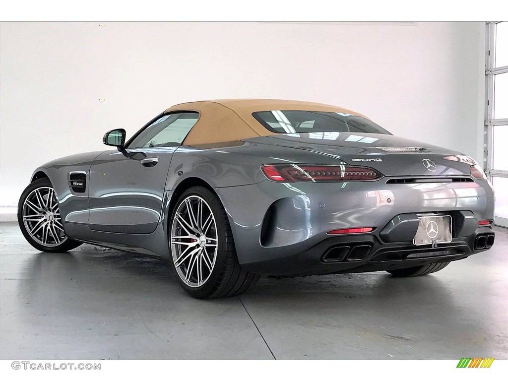 2020 AMG GT C Roadster - Selenite Grey Metallic / Macchiato Beige/Black photo #10