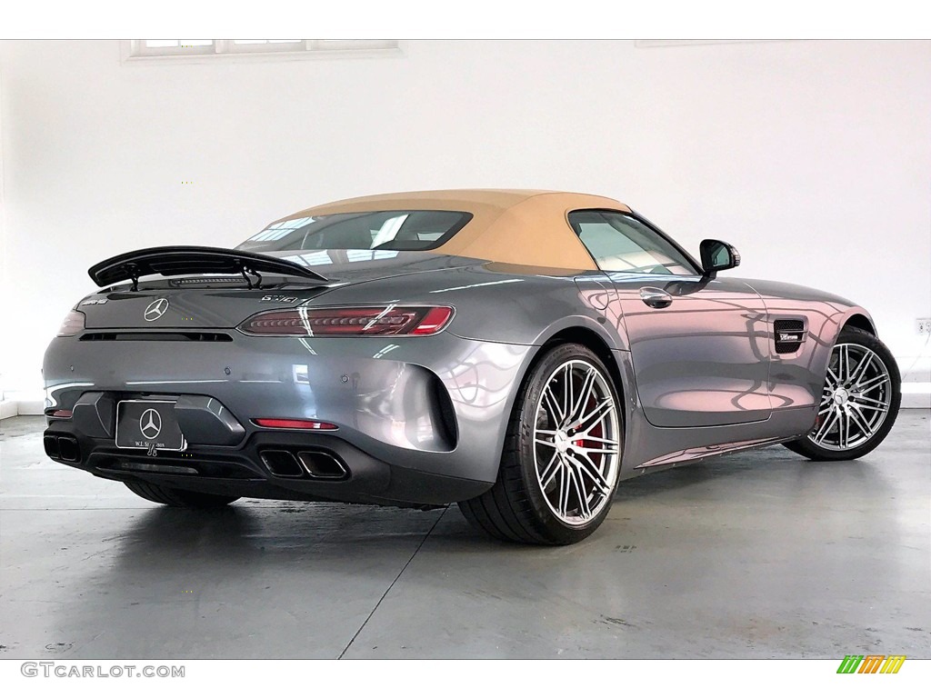 2020 AMG GT C Roadster - Selenite Grey Metallic / Macchiato Beige/Black photo #13