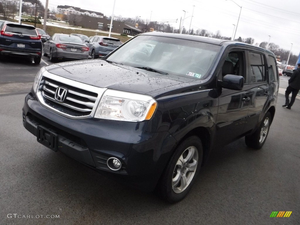 2012 Pilot EX-L 4WD - Bali Blue Pearl / Gray photo #5